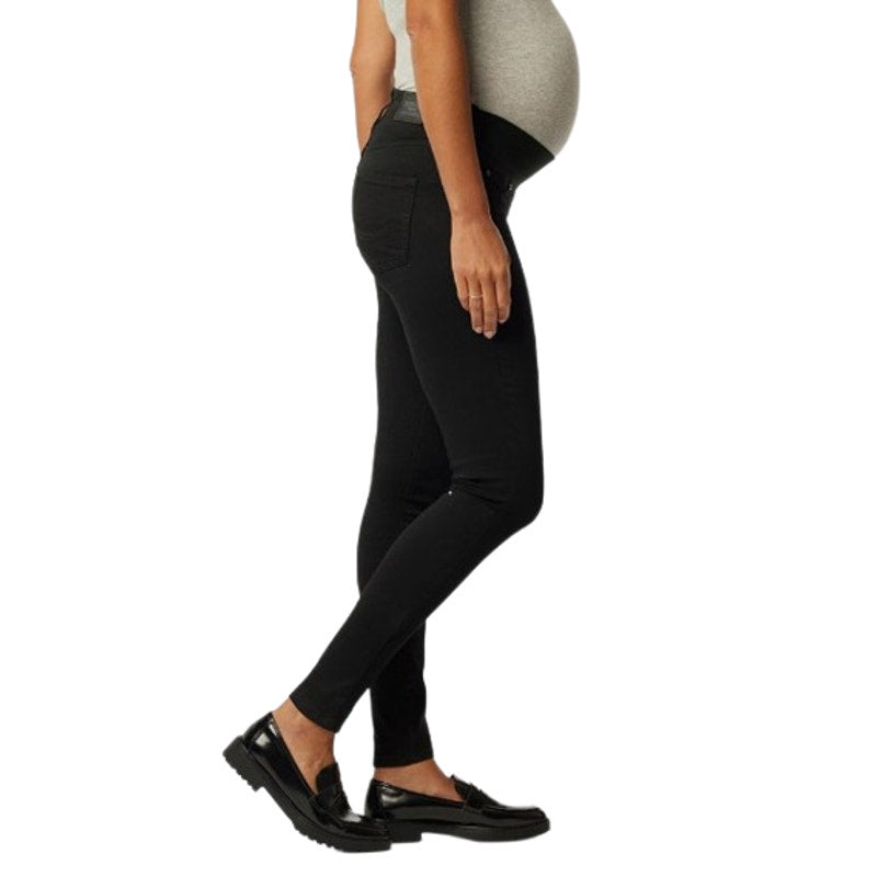 LEVI'S Strauss Signature Gold Baby Bump Skinny Jeans XL Black Maternity NWT