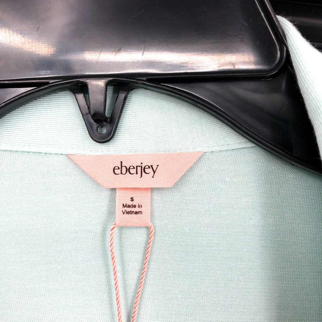 EBERJEY Women's Gisele PJ Set Small Mint Green Surf Spray Agave Modal NWT