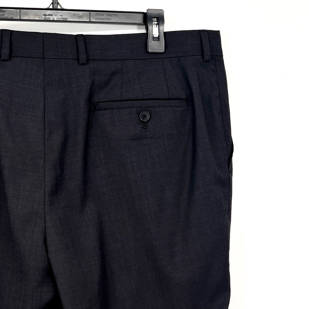 PENGUIN Men's Osman Flat Front Dress Pants 38X31 Navy Blue Wool Blend NWOT