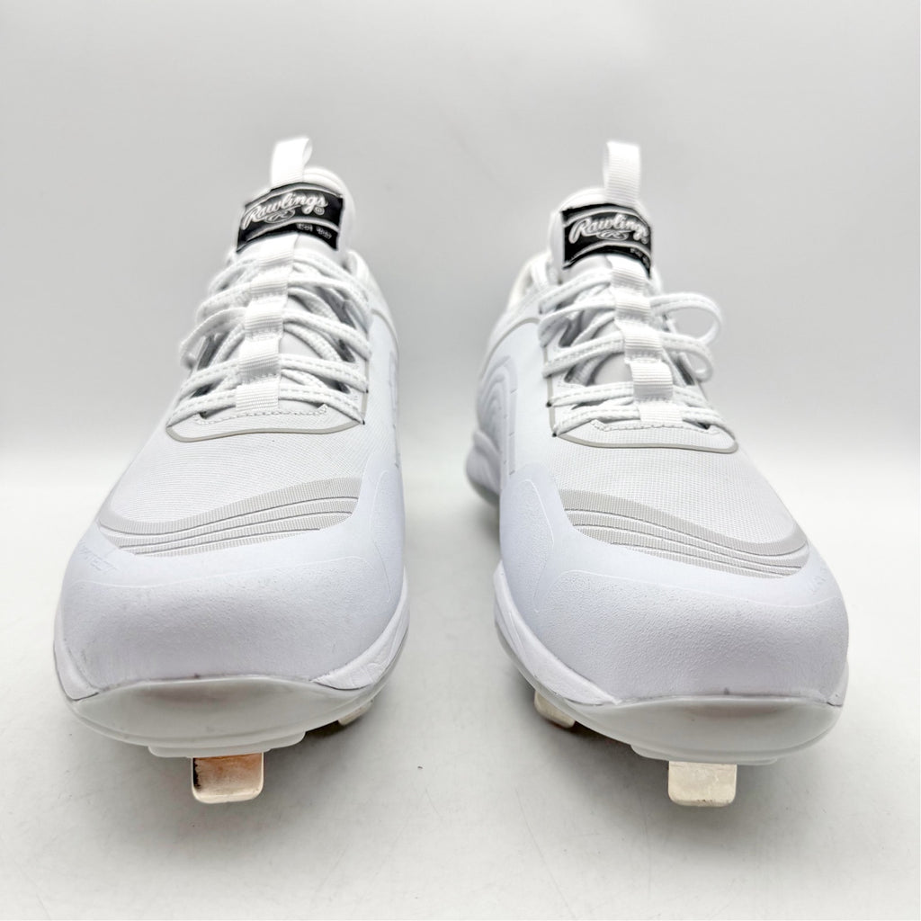 Rawlings Mens Bullpen Low Baseball Cleats Size 8 D White Athletic NWOB