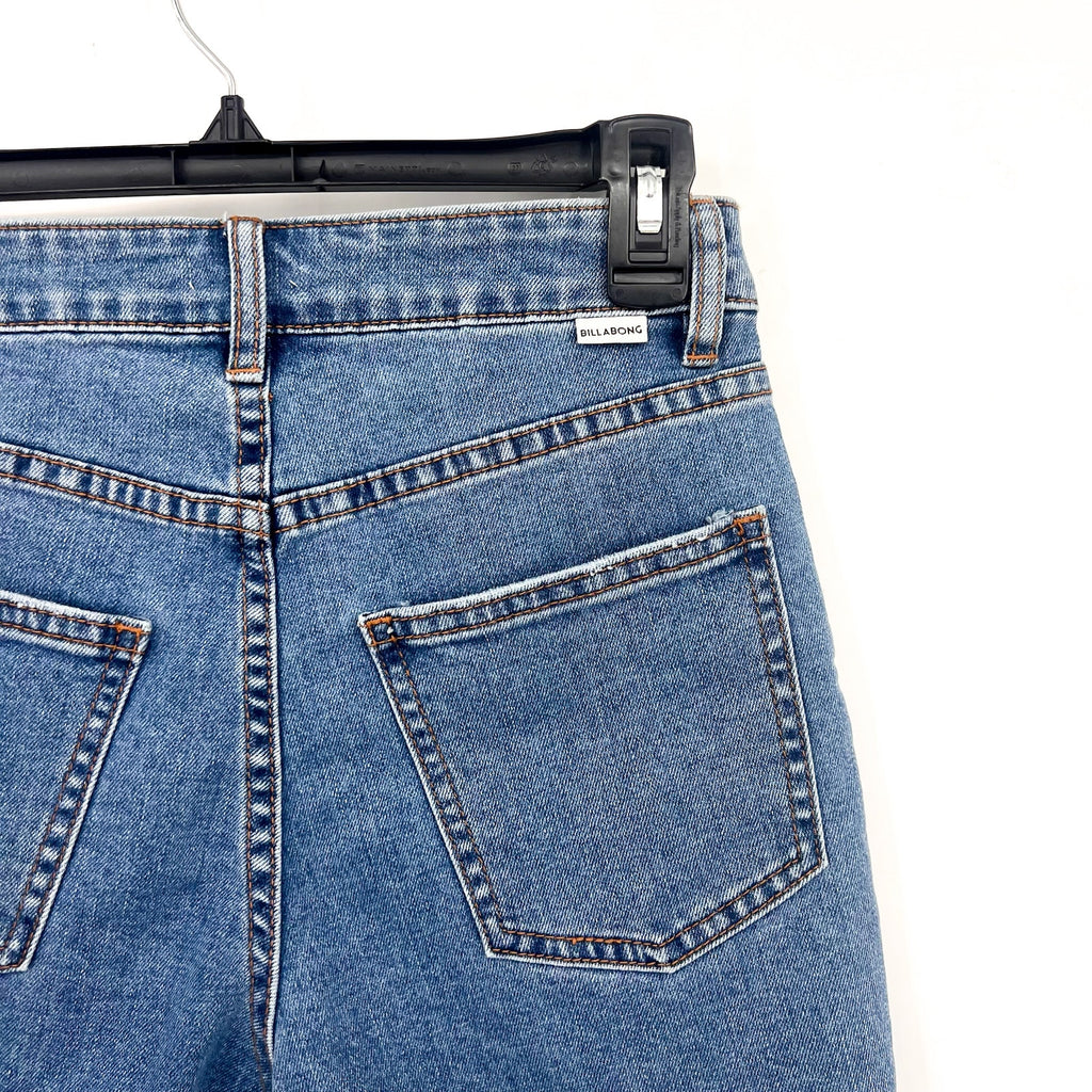 BILLABONG Women's So Cheeky Cut-Off Denim Shorts Size 25 US 0 Blue Jeans NWT