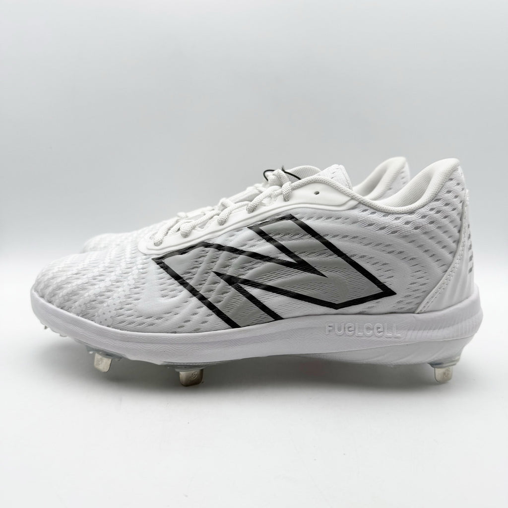 New Balance Mens FuelCell 4040v7 Cleats Size 12 White Black Metal Baseball NWOB