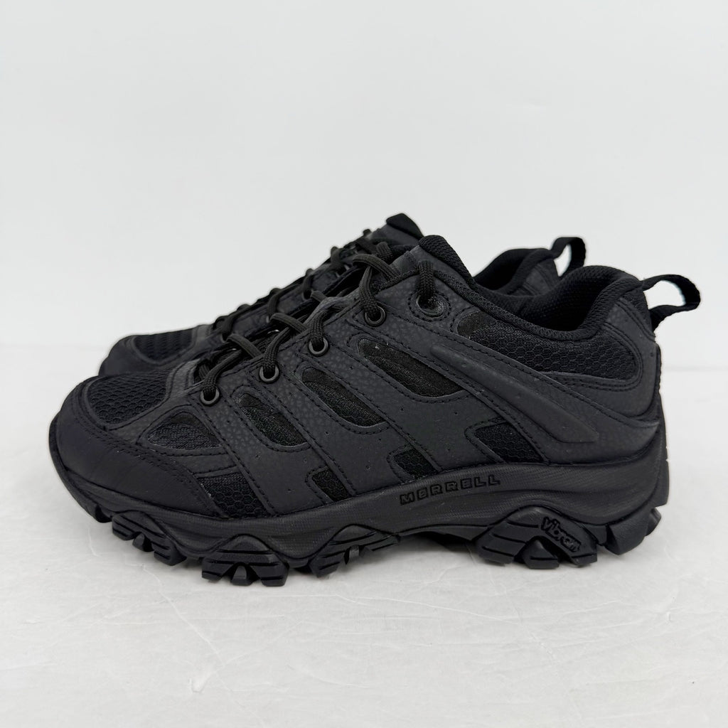 Merrell Moab 3 Tactical Work Sneakers Mens 4 Womens 5.5 wide Black Leather NIB