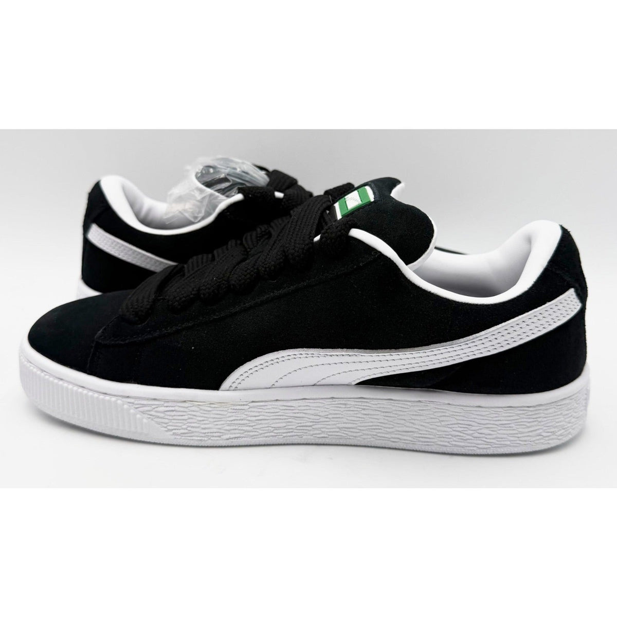 Puma Womens Suede XL Lace Up Sneakers Size 9.5 EU 40.5 Black White NWOB