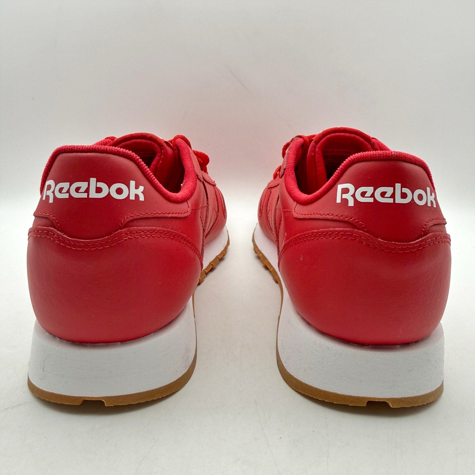 Reebok Mens Classic Sneakers US 11 EU 44.5 Red Leather Athletic NIB