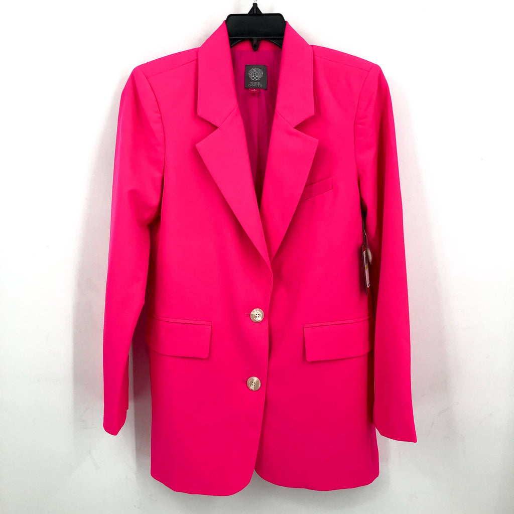 VINCE CAMUTO Womens Garden Romance Blazer Size 4 Hot Pink Jacket NWT