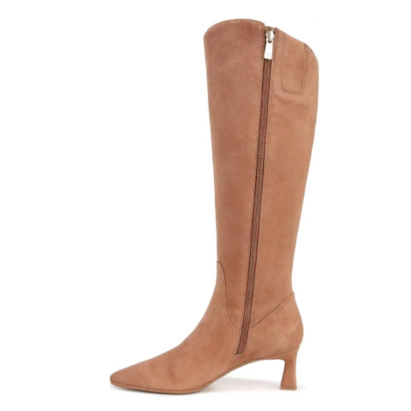 Naturalizer Womens Deesha Knee High Boot US 7 M Narrow Calf EU 37 Tan Suede NWOB
