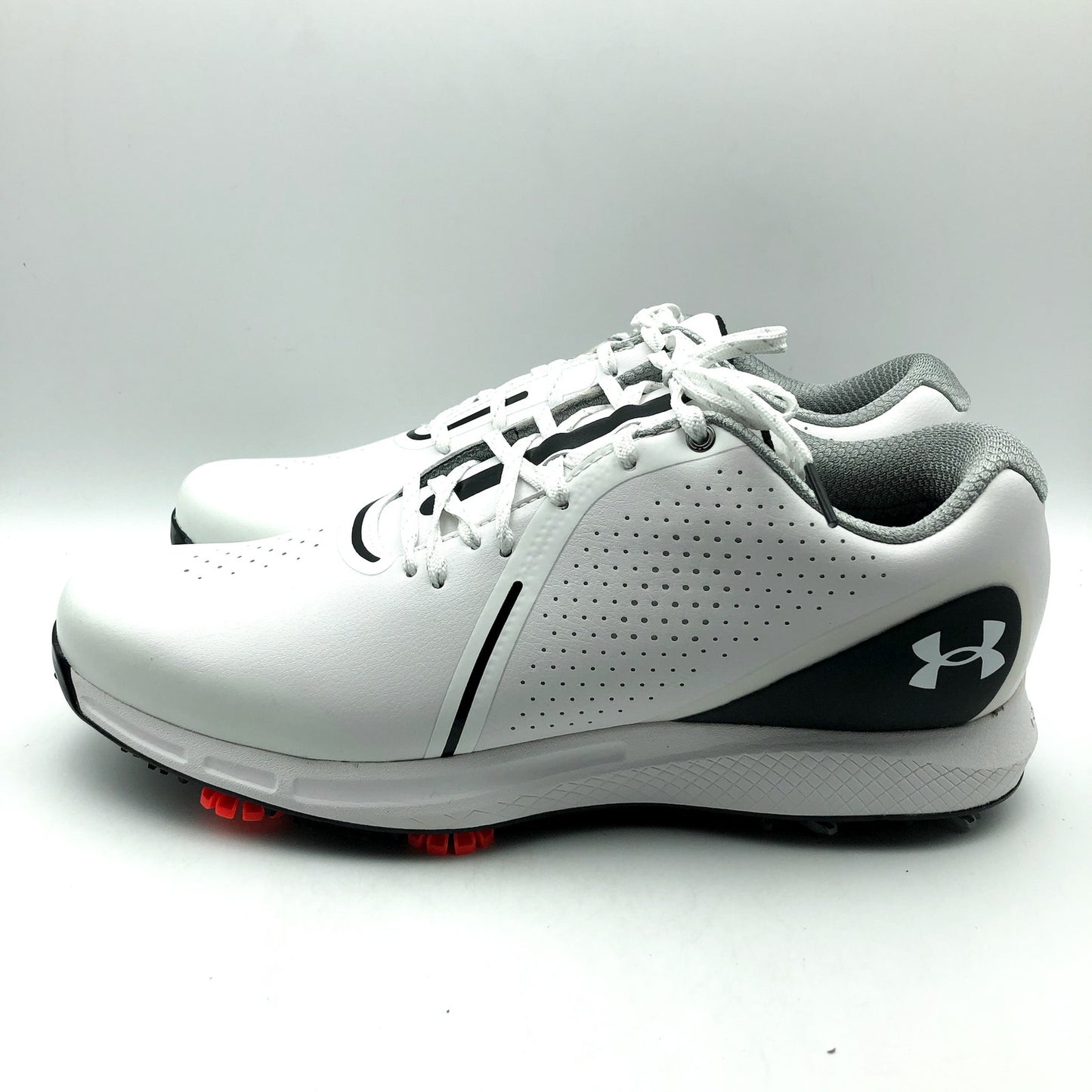 Under Armour Mens UA Charged Draw RST Golf Shoes US 11 EU 45 White Black NIB