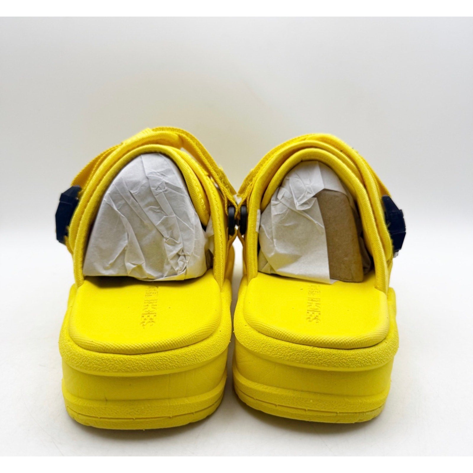 Seichi Mens Yoroi V2 Slide Sandals Size 10 EU 43 Luminate Yellow NIB