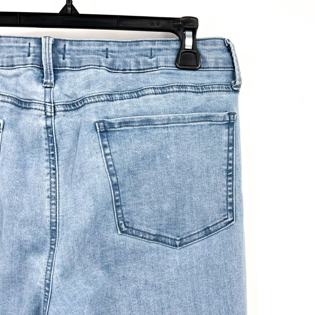 NYDJ Womens Margot Girlfriend Jeans Size 14 PETITE Kingston Blue NWT