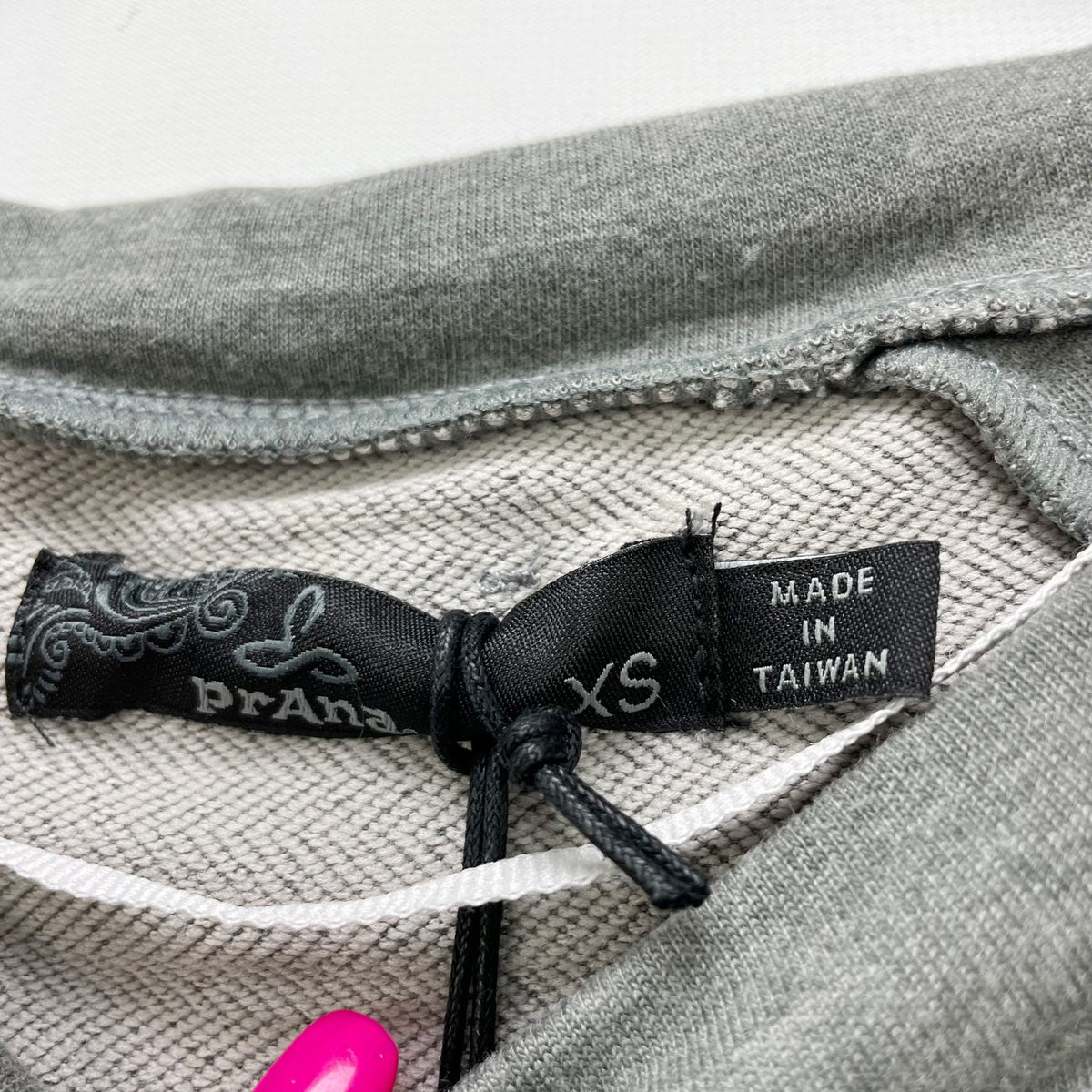 Prana Womens Rosie Sweatshirt Dress XS Grey Long Sleeve Pullover NWT