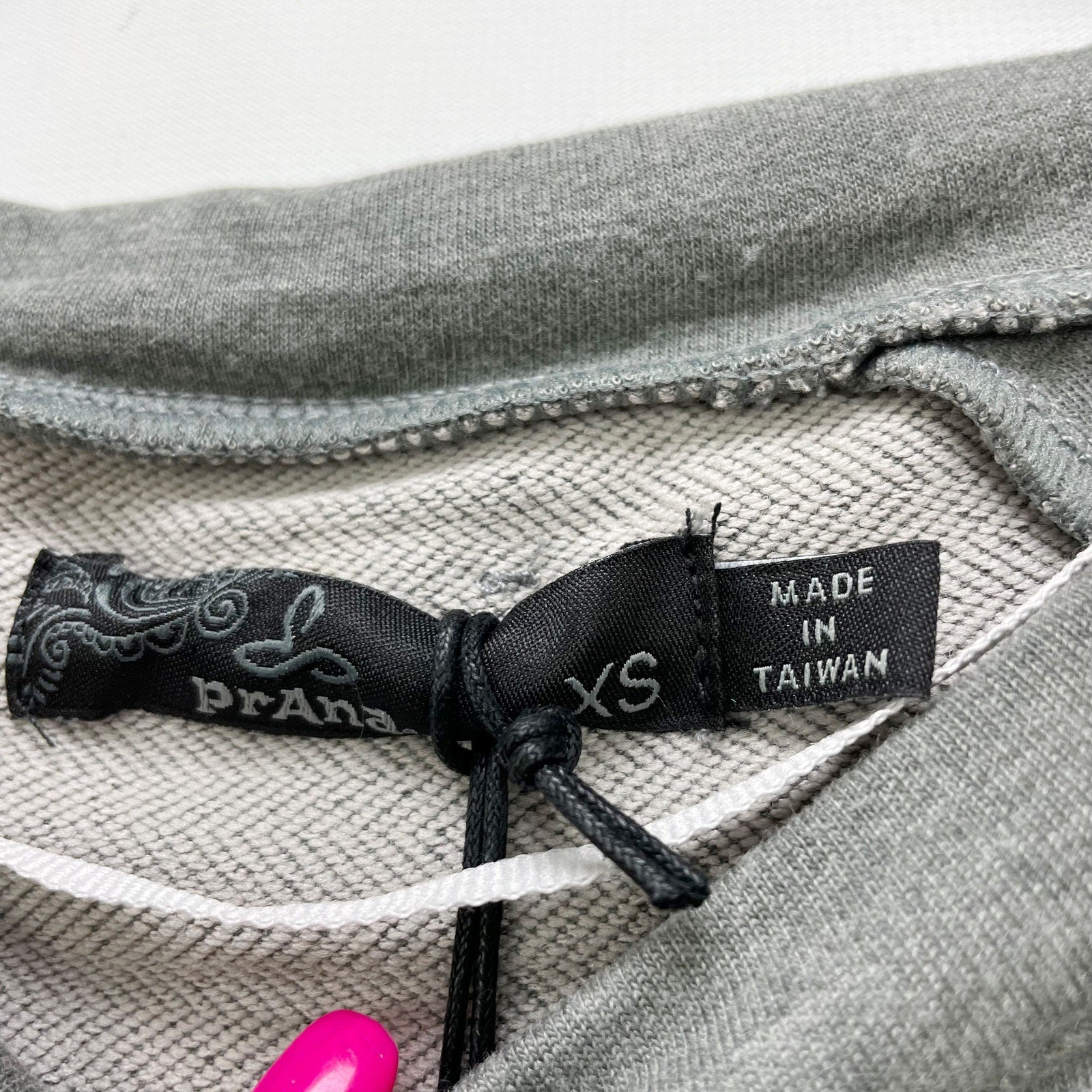 Prana Womens Rosie Sweatshirt Dress XS Grey Long Sleeve Pullover NWT