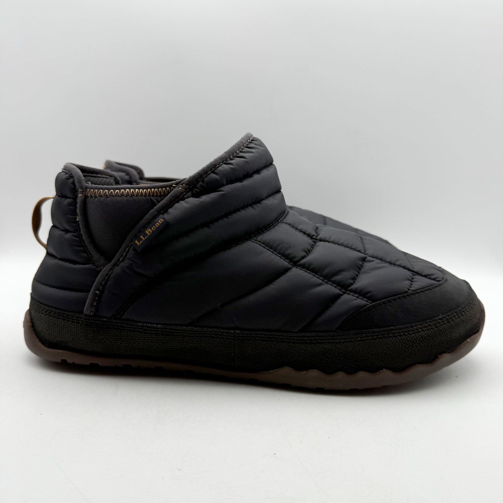 L.L.Bean Mens Mountain Classic Quilted ll Ankle Boots US 10 M Black NWOB