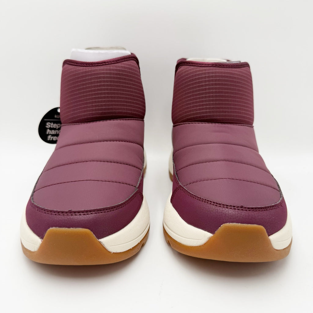 KIZIK Womens Juno 2 Low Hands-Free Winter Boots Size 9 Red Wine Insulated NIB