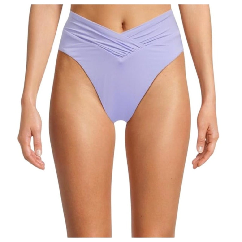 BECCA Color Code Carolina French Cut Bikini Bottom Small Bellflower Purple NWT