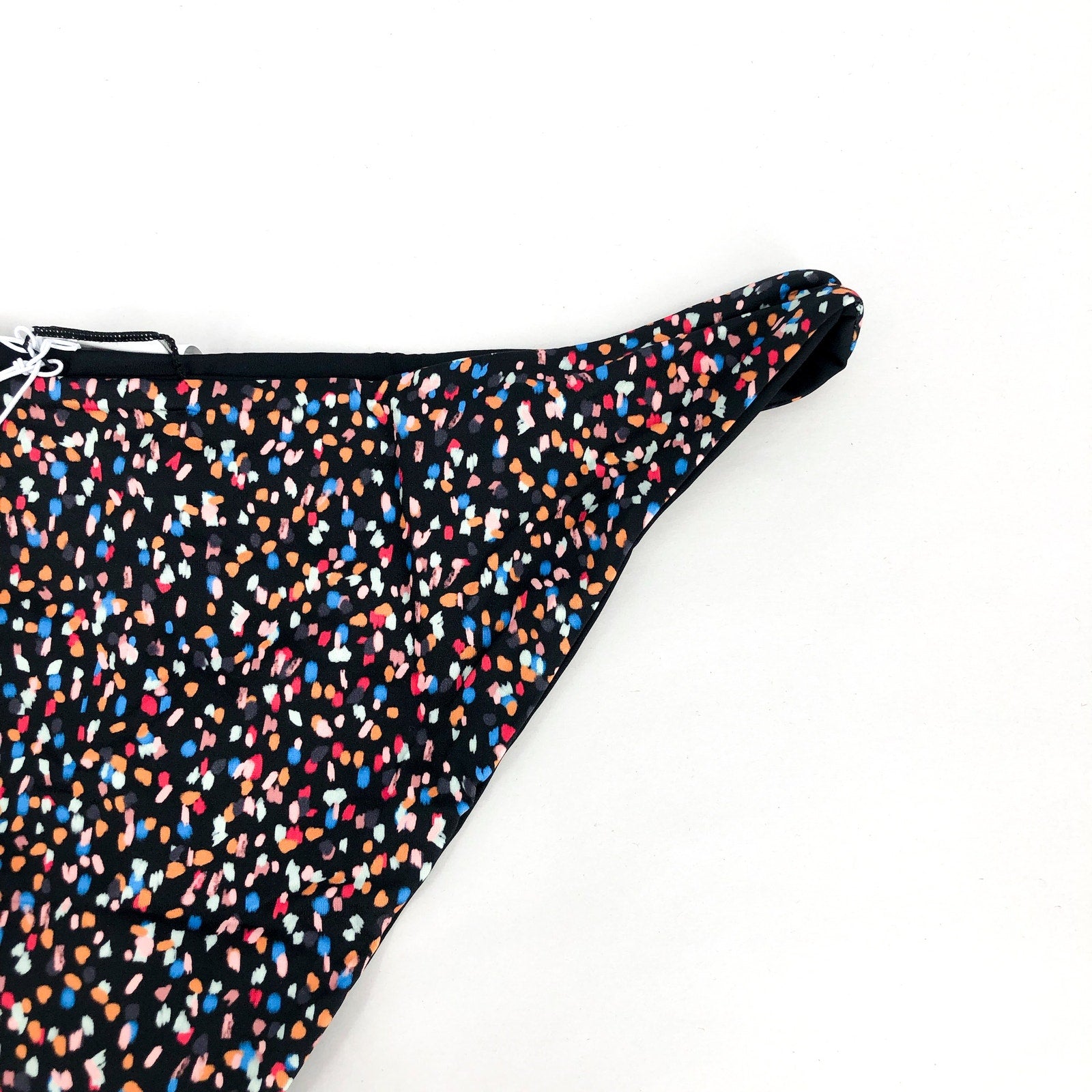 PRANA Womens Elina Reversible Bottom Medium Black Alotta Dot Stretch UPF 50+ NWT
