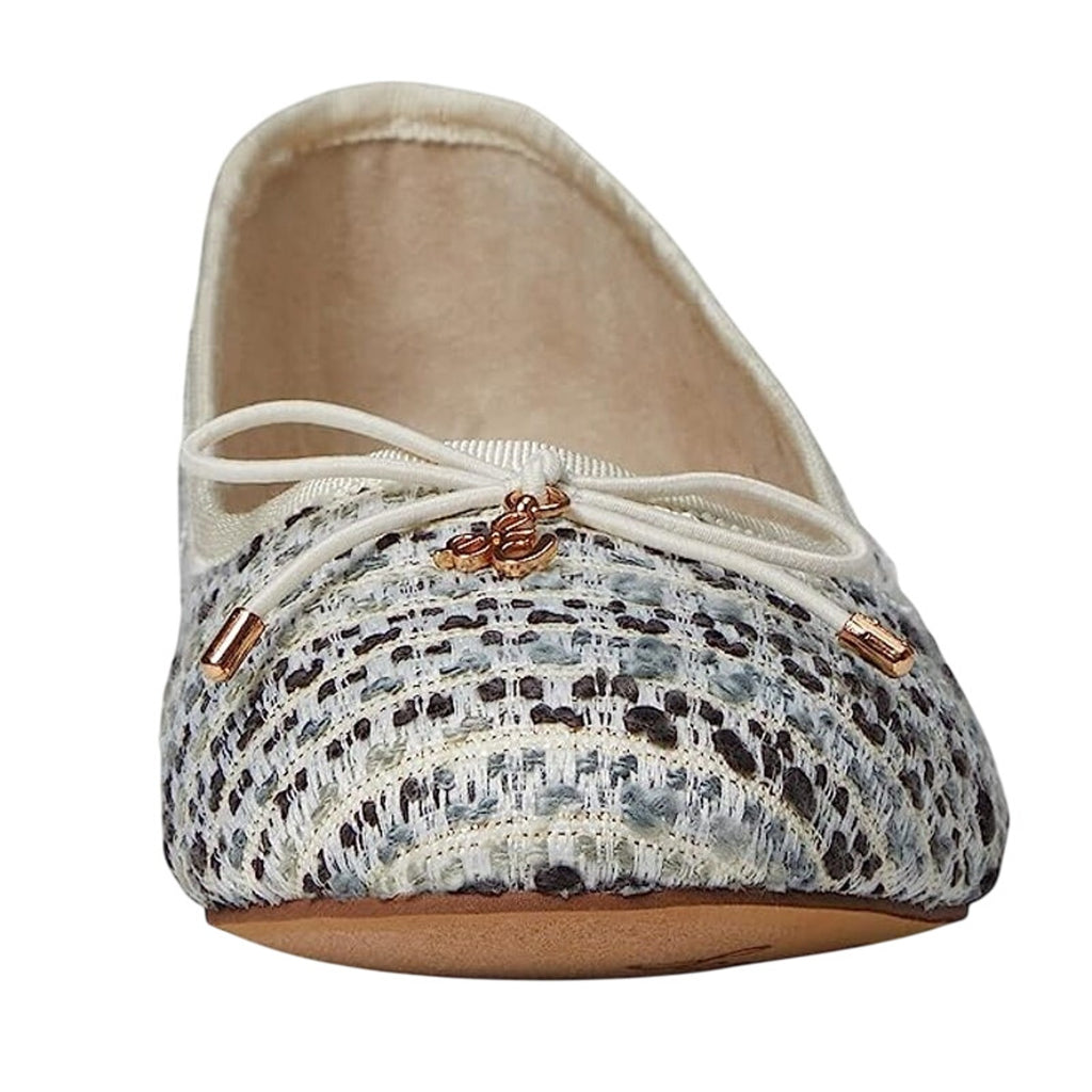 Sam Edelman Kids Felicia Ballet Flats US 3 M EU 35 Taupe Vegan Leather NIB