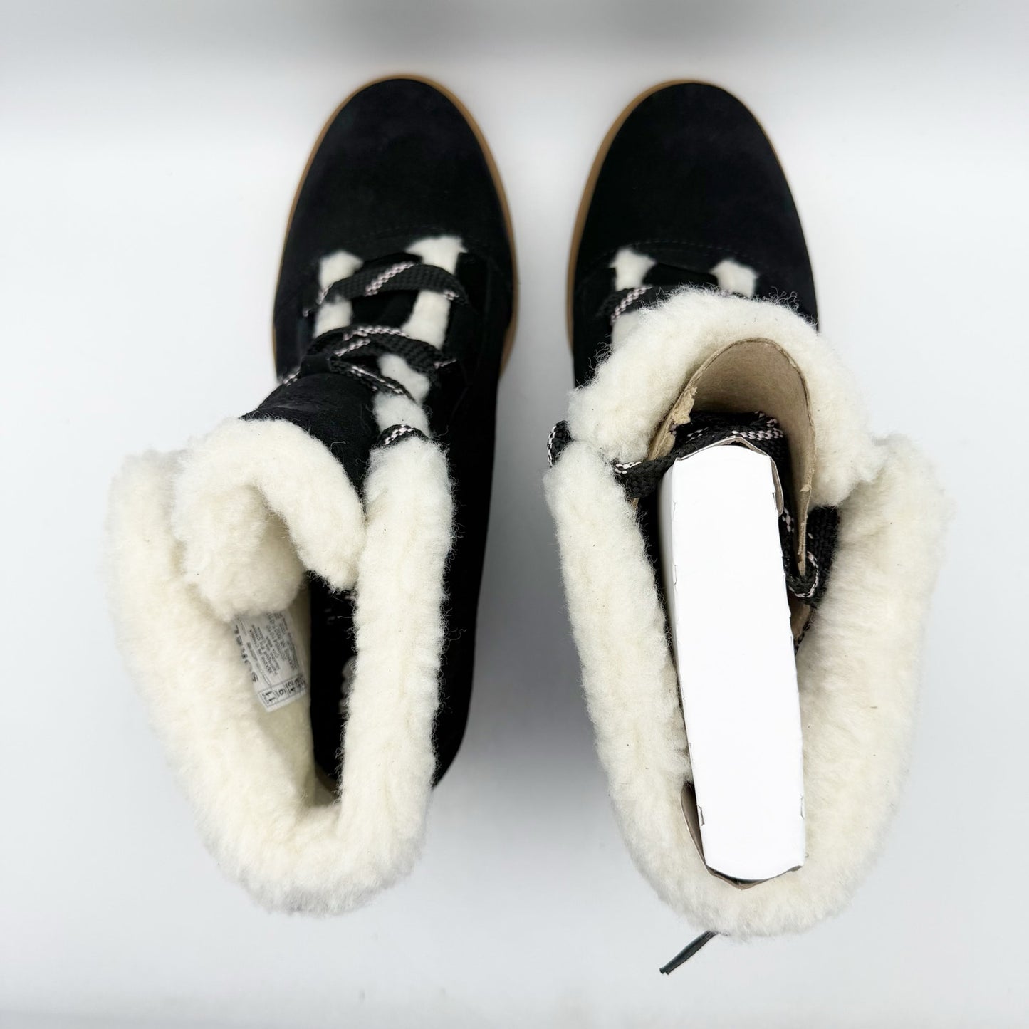 SOREL Womens Evie II Cozy Booties US 11 EU 42 Black Waterproof Leather NIB