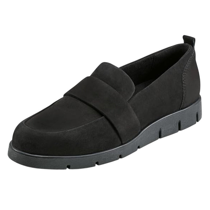 Rockport Womens Ramone Loafers Size 10.5 Wide Black Suede Leather NWOB