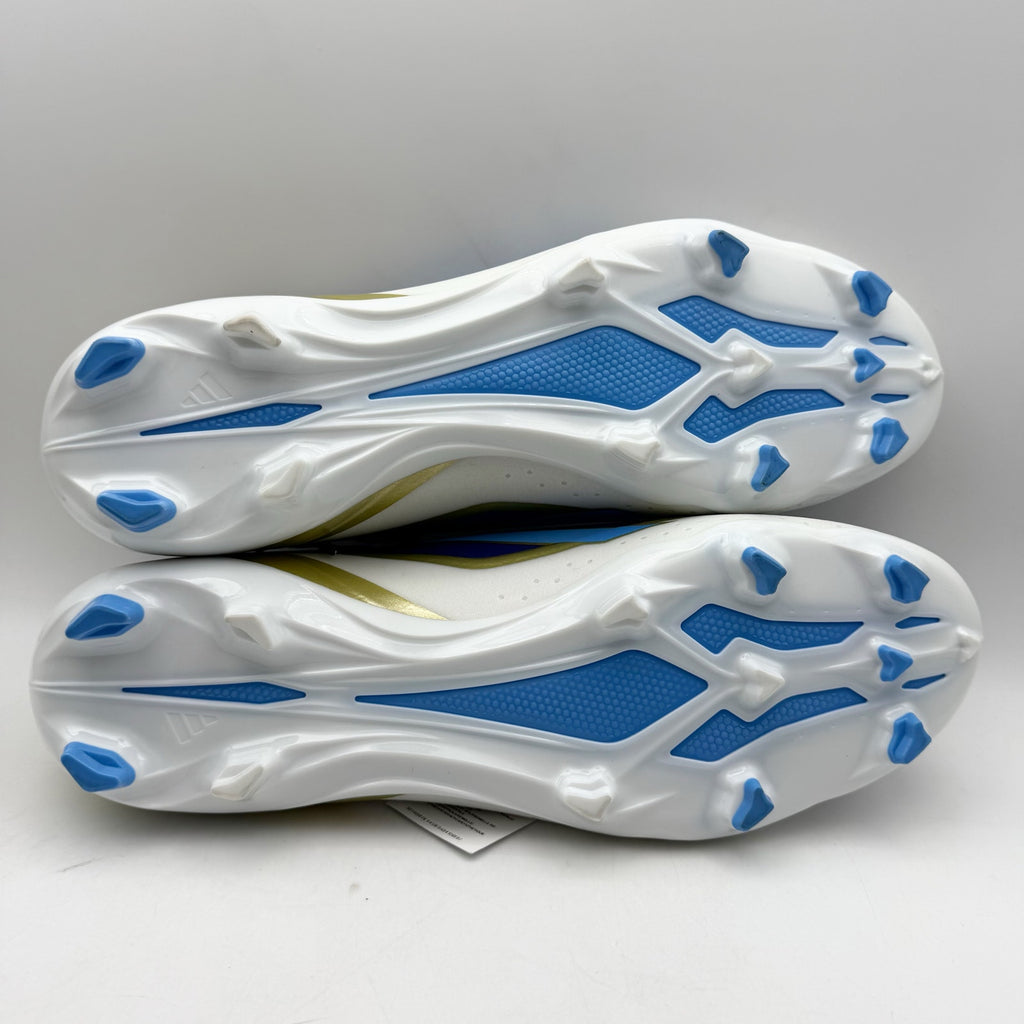 Adidas Men X Crazyfast League FG Messi Soccer Cleats US 11 Blue Gold NWOB