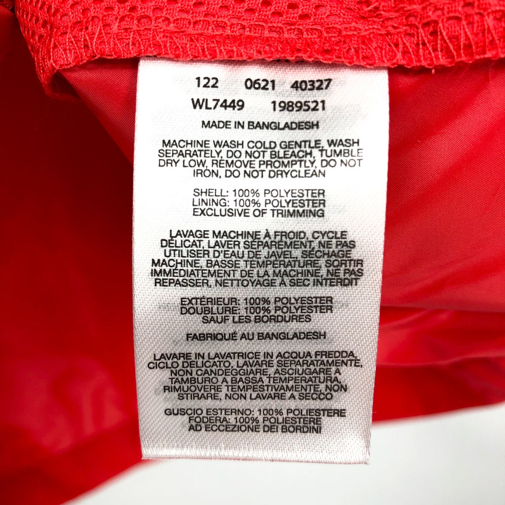 Columbia Womens Flash Challenger Windbreaker Jacket Small Red Hooded NWT