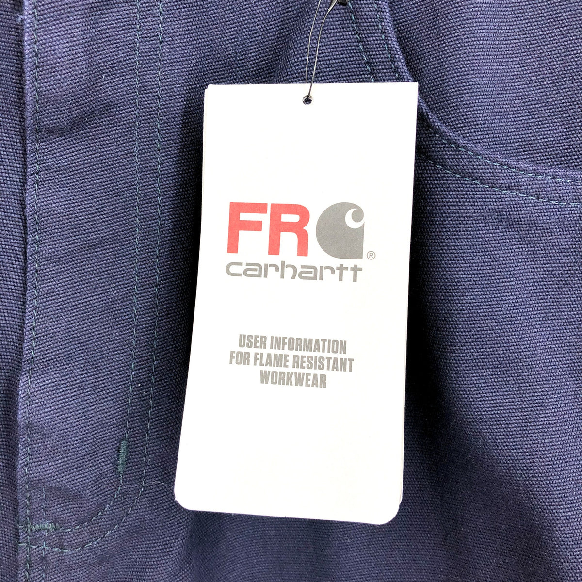 CARHARTT Men's FR Canvas Utility Pants 35x30 Navy Blue Loose Fit Midweight NWT