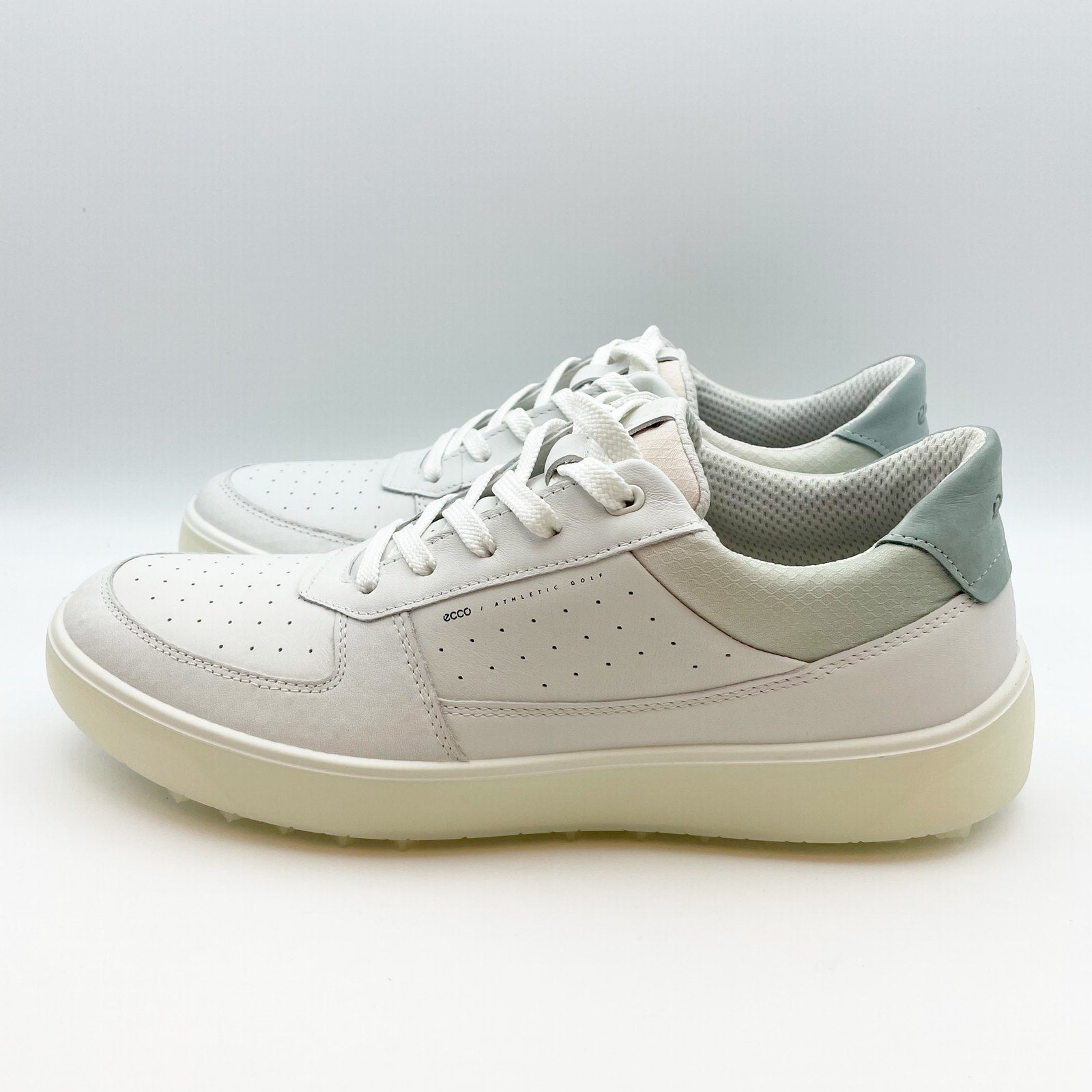 ECCO Womens Tray Hydromax Hybrid Golf Shoes US 10 EU 41 White Leather NIB