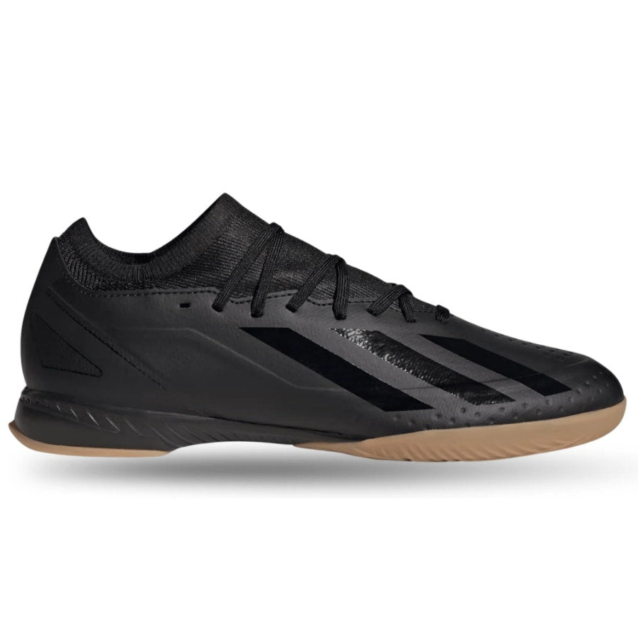 Adidas X CRAZYFAST.3 Indoor Soccer Shoes Mens 7.5 Womens 8.5 Black NWOB