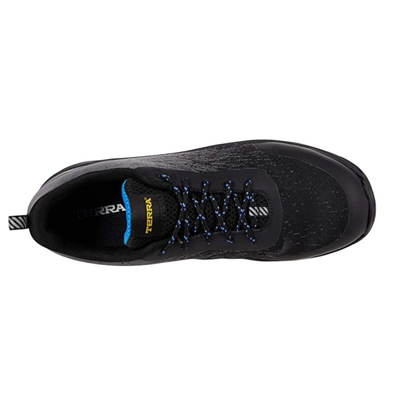 Terra Mens Monolift Composite Toe Work Sneakers US 10 Wide EU 43 Grey Blue NIB