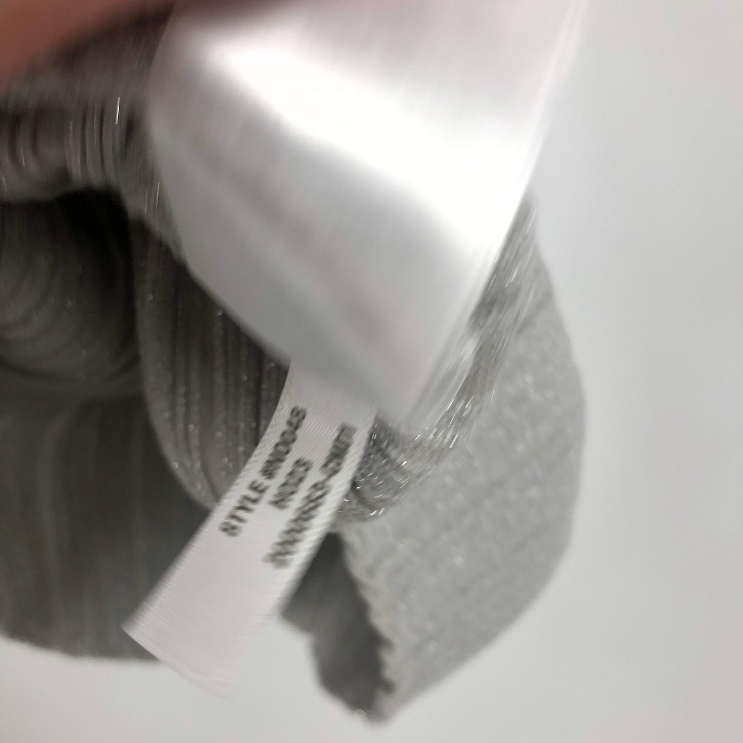 MADEWELL Signature Shimmer Cutaway Sweater Tank Small Silver Vapor Knit NWT