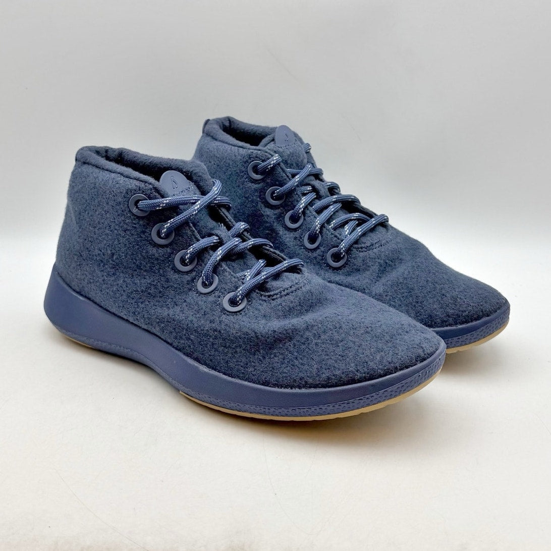 Allbirds Womens Wool Runner-up Mizzles Sneakers US 10 Navy Blue High Top NWOB