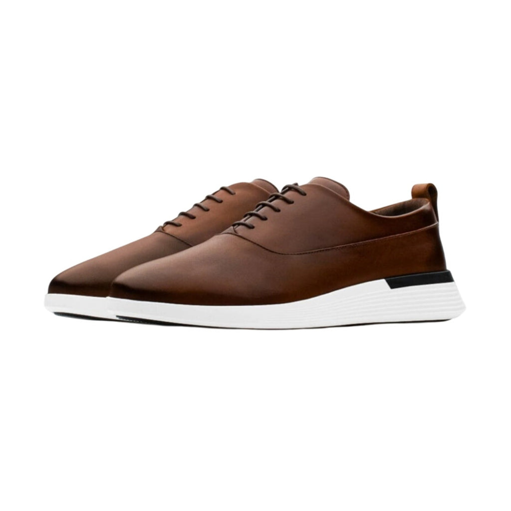 Wolf & Shepherd Men Crossover Longwing Oxford Sneaker 11.5 M Brown Leather NIB