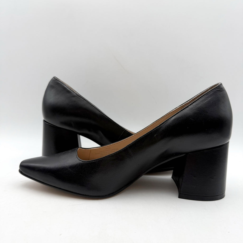Naturalizer Womens Licia Pumps Size 6 M EU 36 Black Leather Heels NWOB