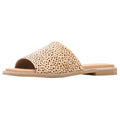 Hush Puppies Womens Lexi Slide Sandals Size 7 EU 38 Brown Black Calf Hair NIB