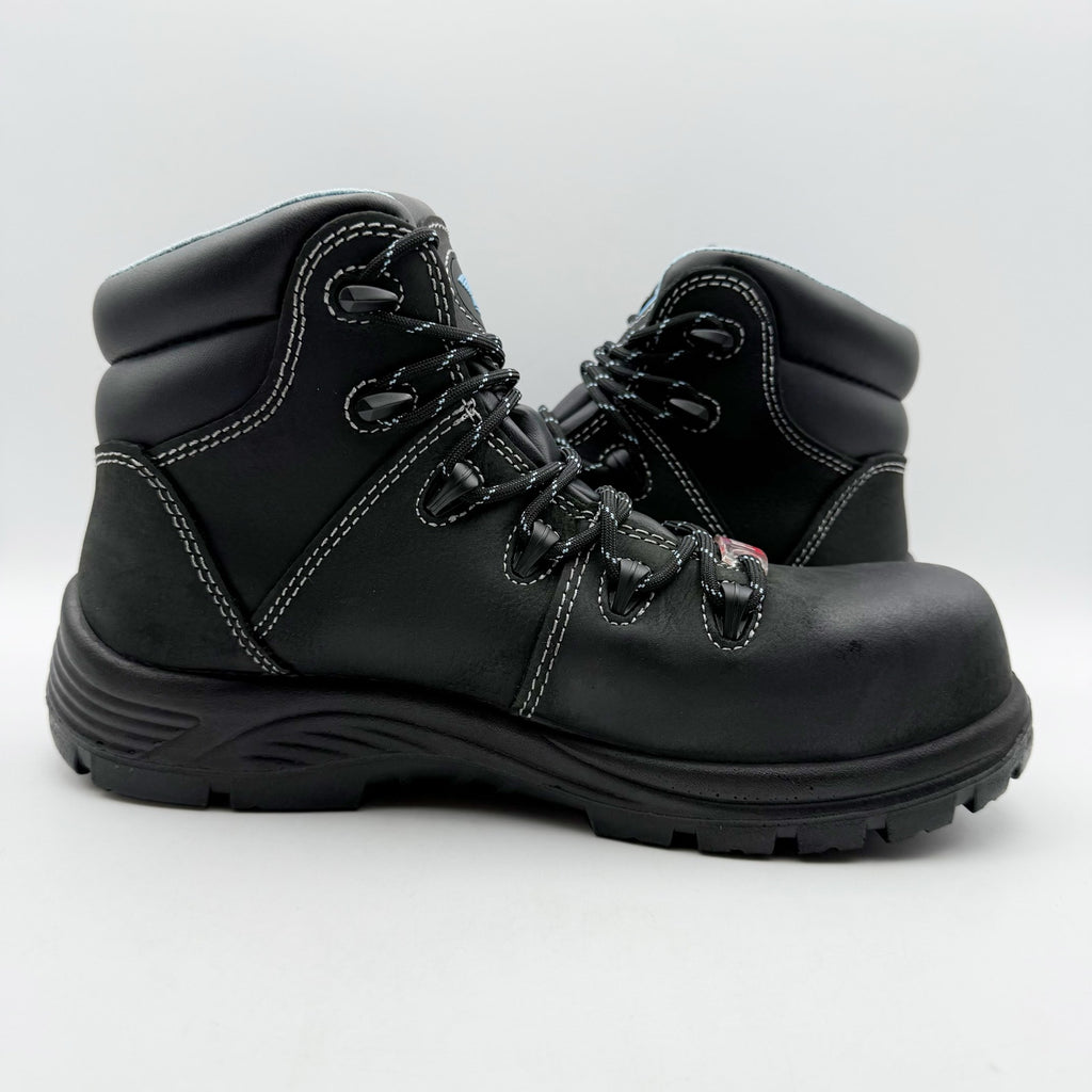 Avenger Womens Framer A7127 CT Work Boots Size 9 B Black Leather Waterproof NIB