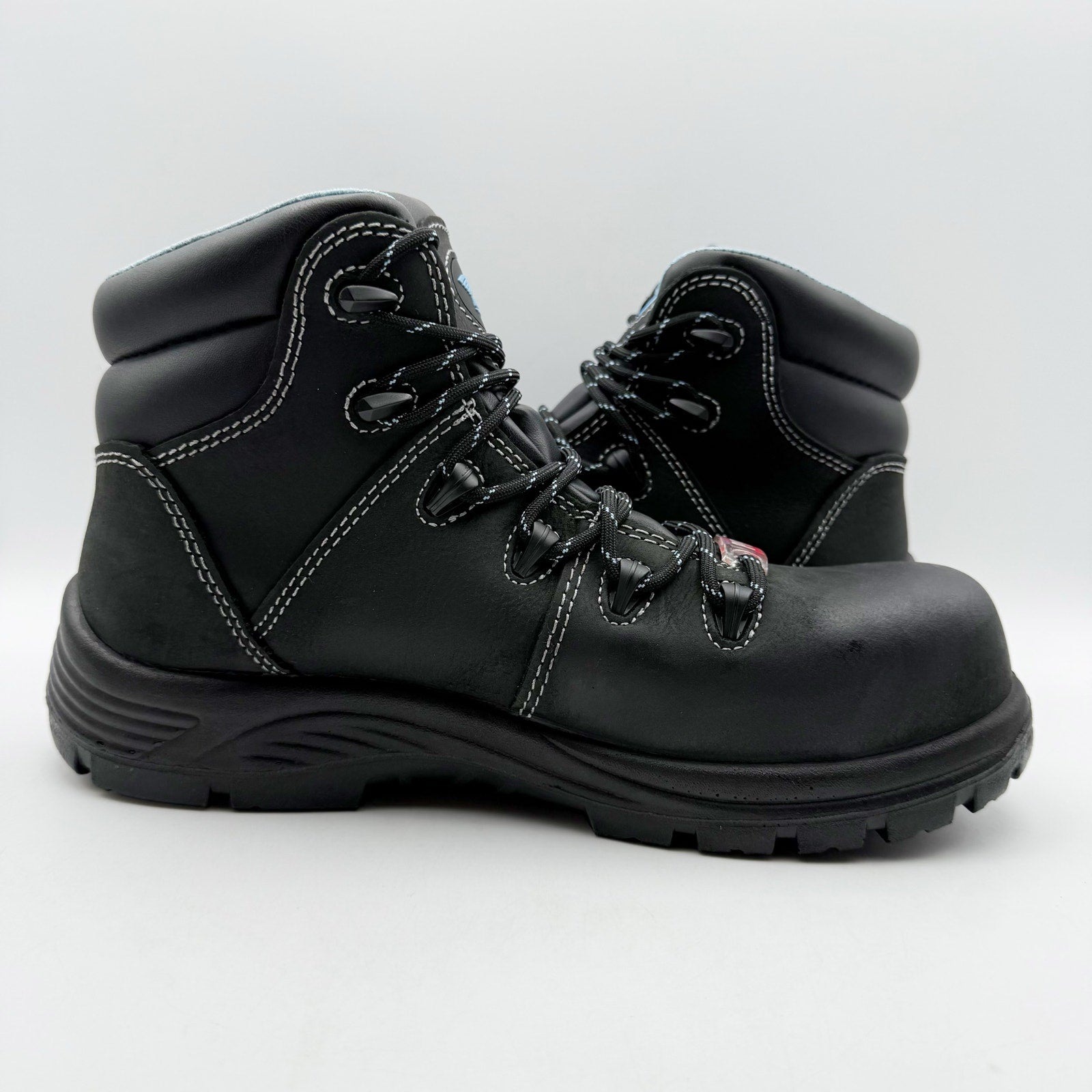Avenger Womens Framer A7127 CT Work Boots US 9 B Black Leather Waterproof NIB