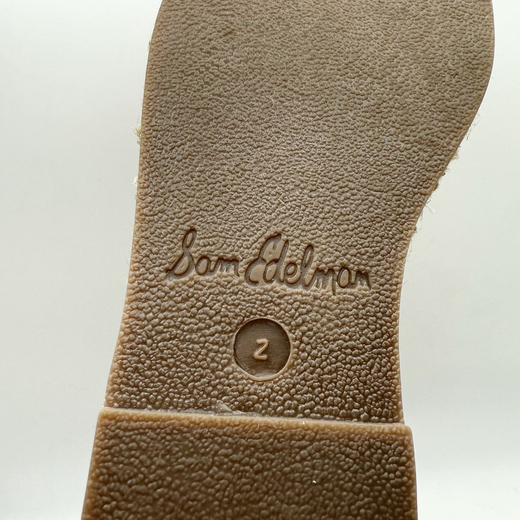 Sam Edelman Kids Kora Sandals US 2 M EU 33.5 Brown Leather NIB