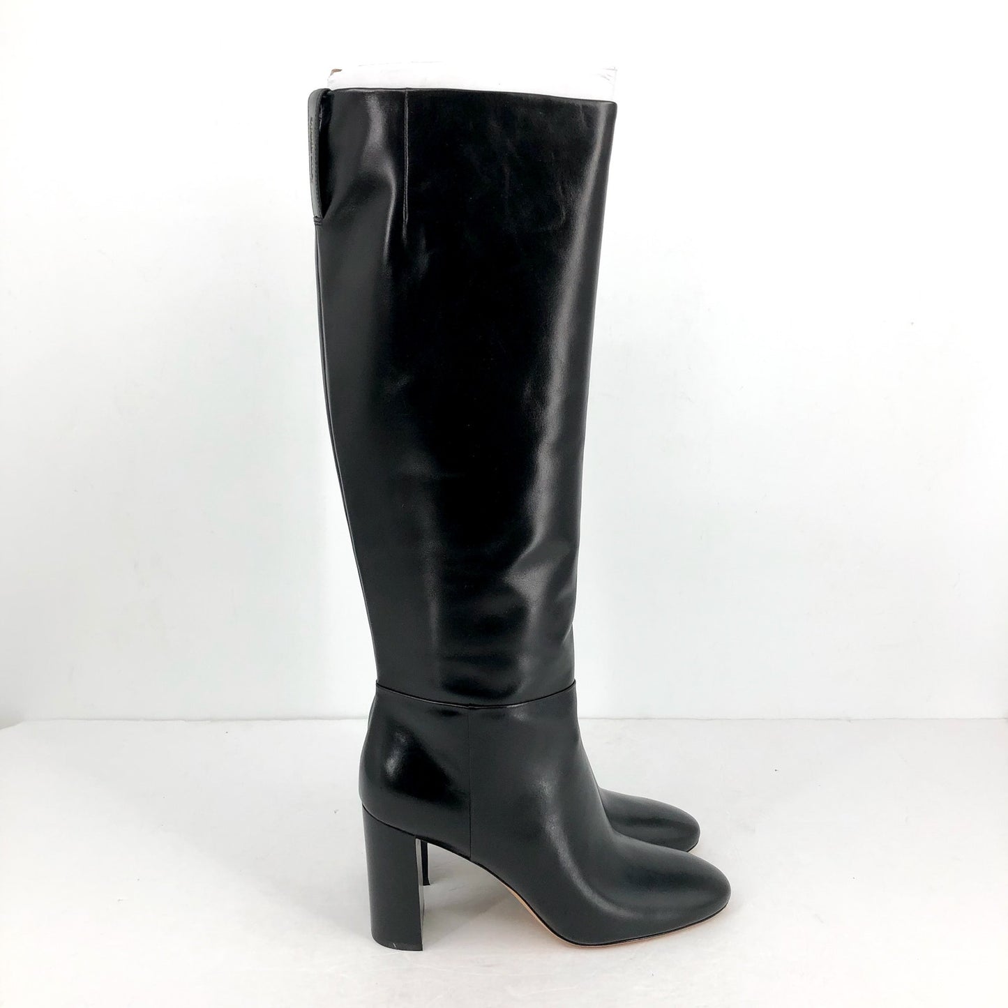 KATE SPADE Women's Colby Tall Boots Size 9B EU 39.5 Black Leather
