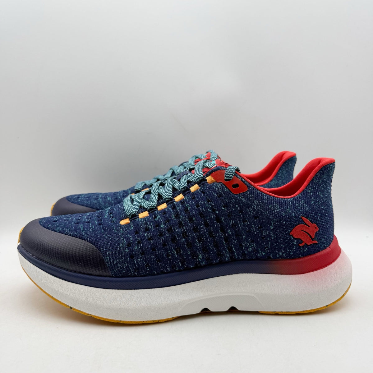 Rabbit Mens Dream Chaser Athletic Shoes Size 12 Blue Red Athletic Running NIB
