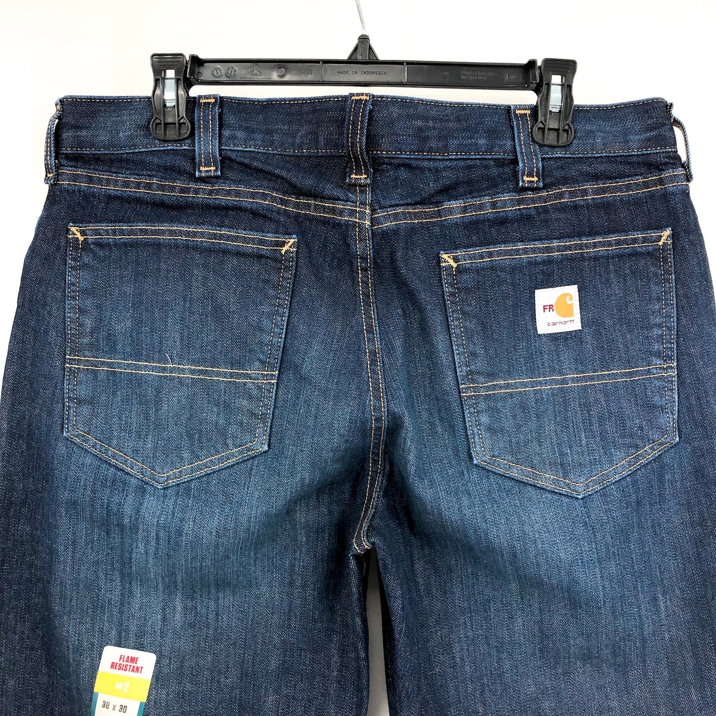 CARHARTT Men FR Rugged Flex Jean 36x30 Dark Blue Relaxed Fit 5-Pocket NWOT