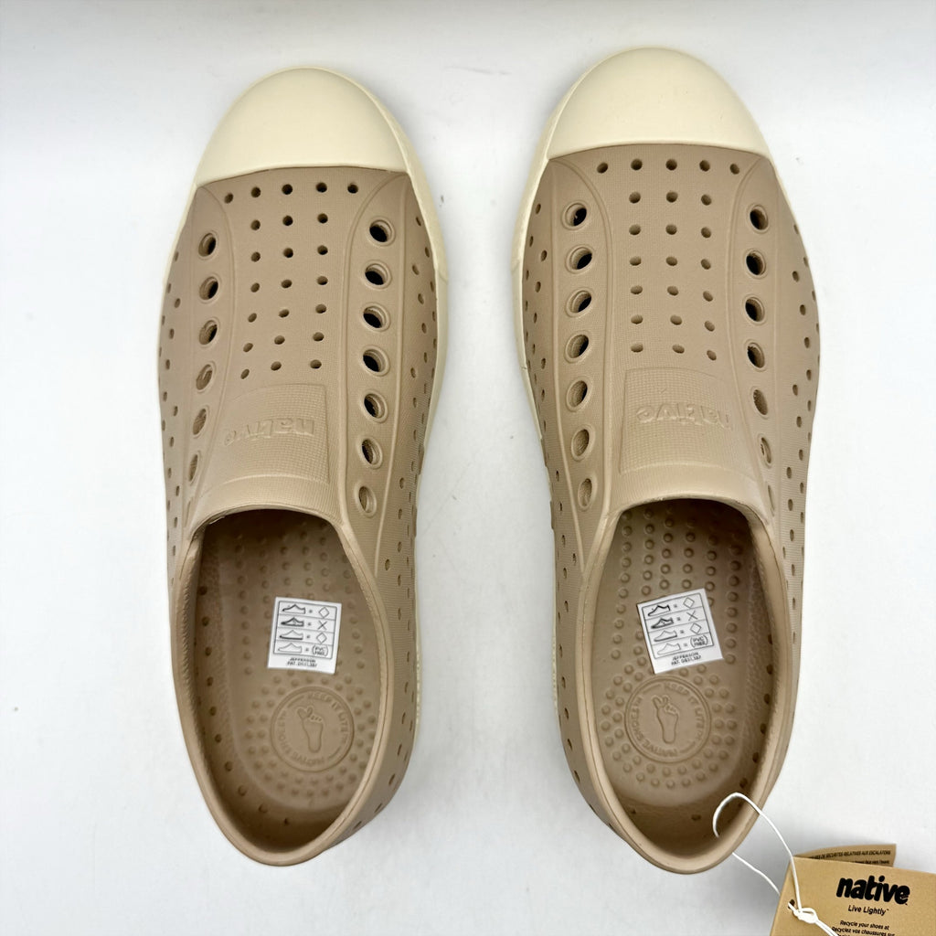 Native Men's Jefferson Shoes Size 13 Brown Tan EVA Slip On Sneakers NIB