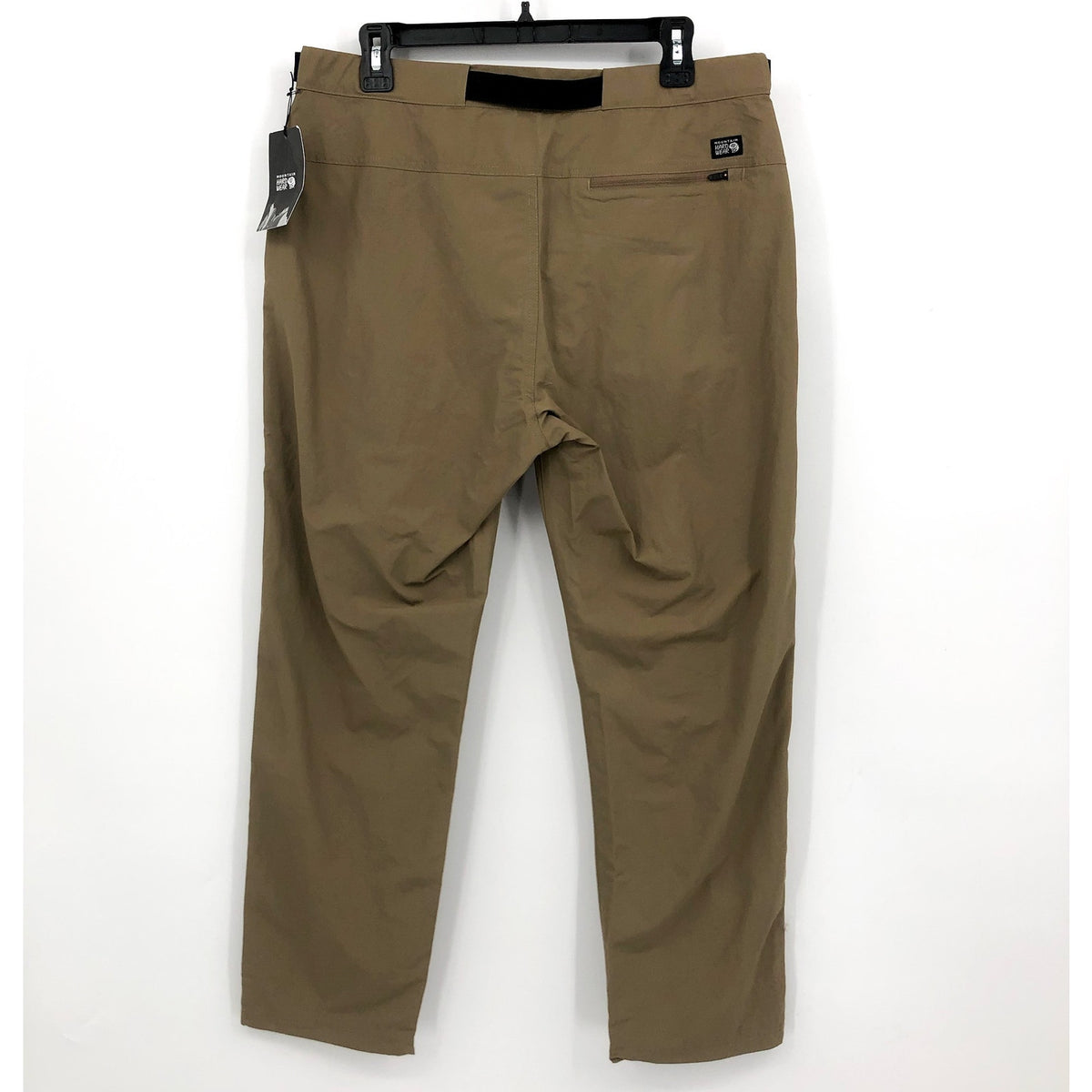 MOUNTAIN HARDWEAR Men's Stryder Pants Size 34 Tan Trail Dust Lightweight NWT