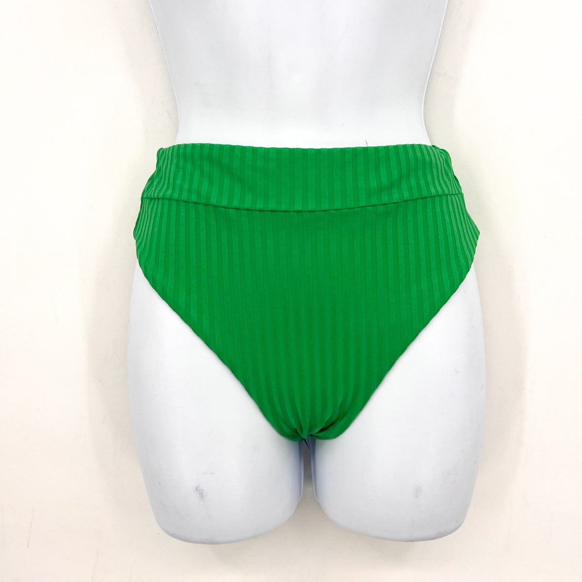 MAAJI Suzy Q Rise Reversible Bikini Bottom Small Green Enchanting Emerald NWT