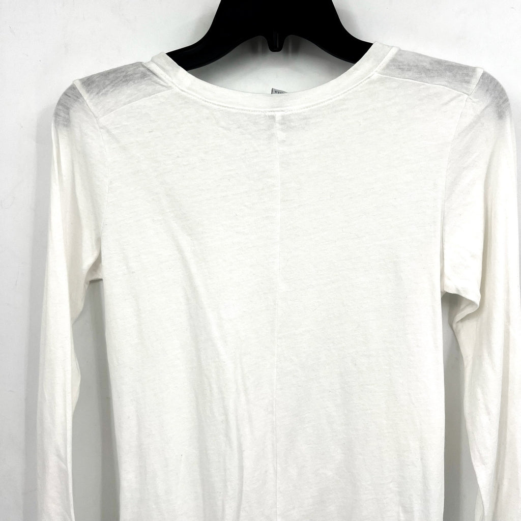 Z BY ZELLA Girls Twist Front Long Sleeve T-Shirt XL White Crewneck NWOT