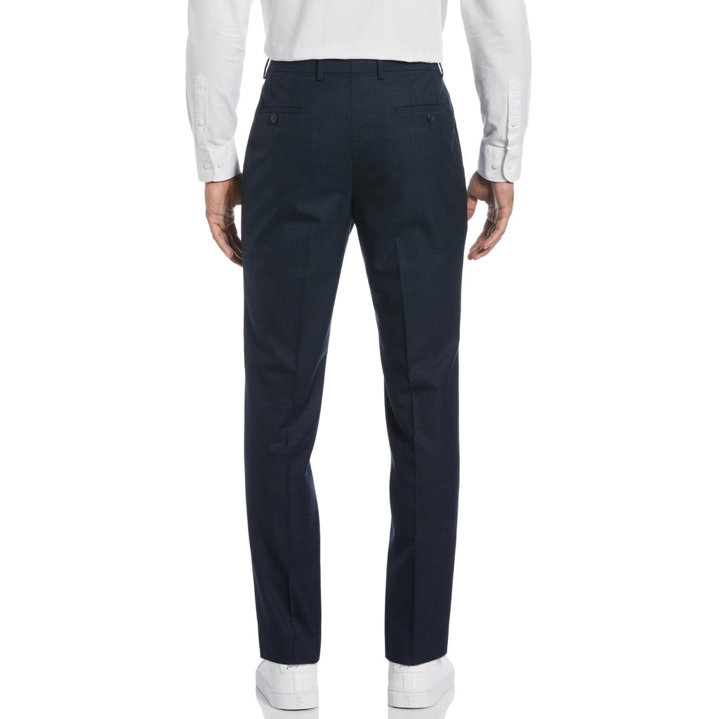 PENGUIN Men's Osman Dress Pants 40x32 Navy Blue Flat Front Wool Blend NWOT