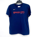 NIKE Womens Astros City Connect Hader 71 T-shirt Large Navy Blue Cotton NWT