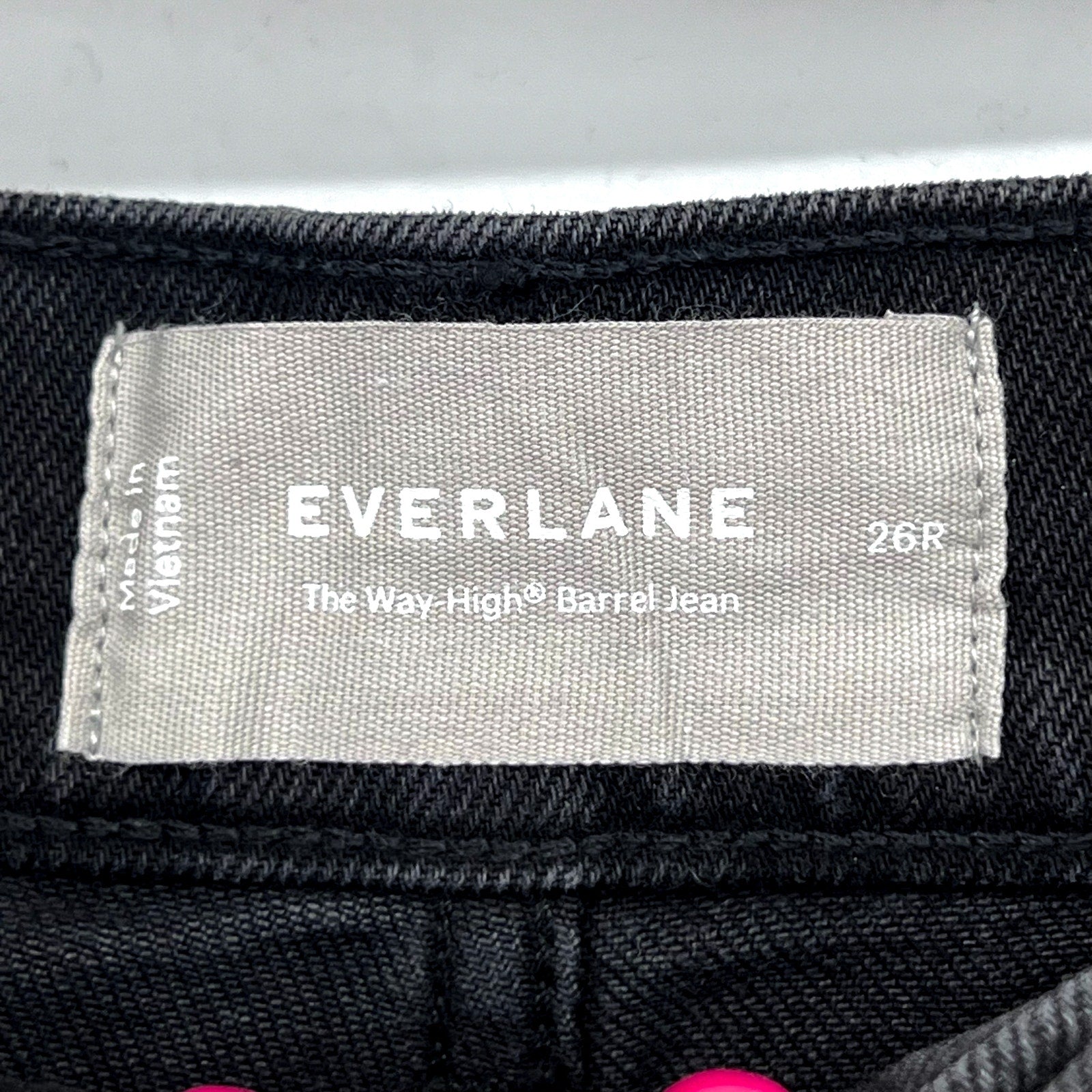 EVERLANE Women's The Way-High Curve Jeans 26R US 2 Washed Black NWT