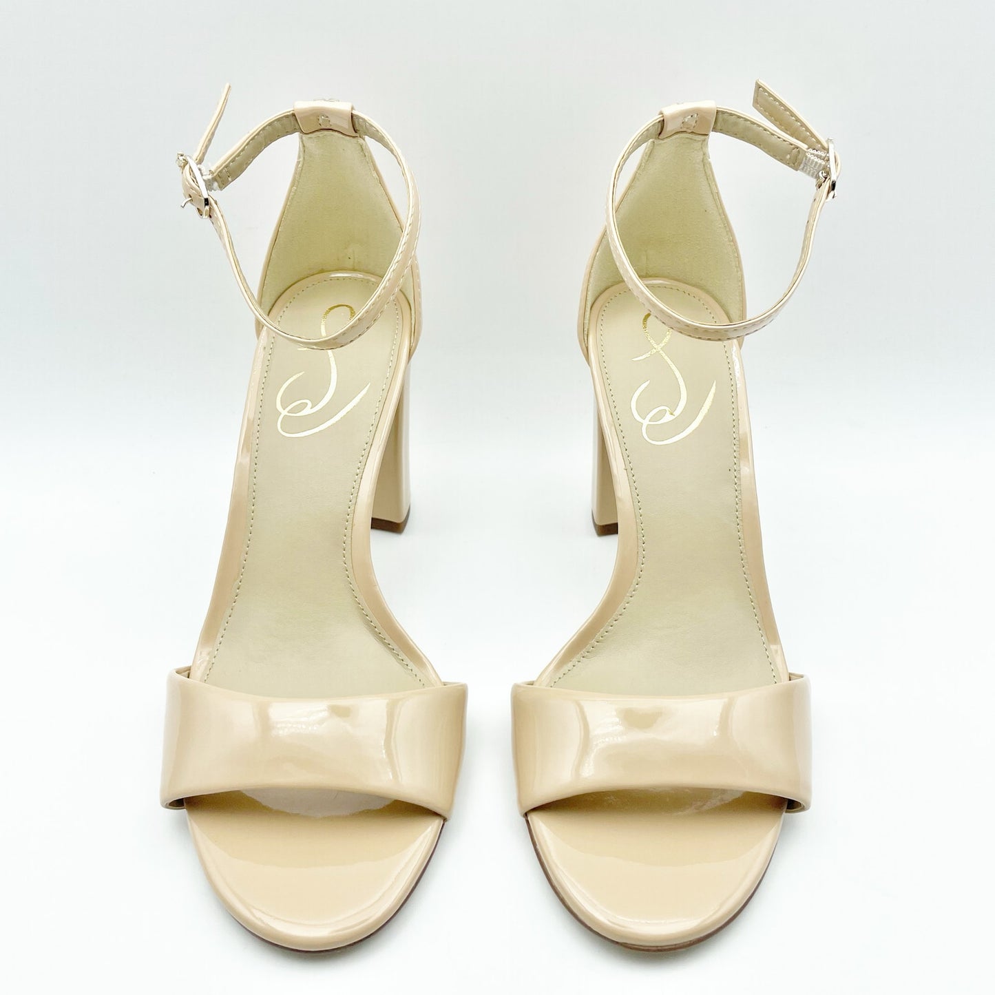 Sam Edelman Womens Robyn Heeled Sandals US 6 M EU 36 Beige Leather NIB
