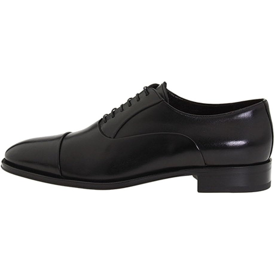 Bruno Magli Mens Maioco Lace up Cap Toe Dress Shoes US 12 D Black Leather NWOB