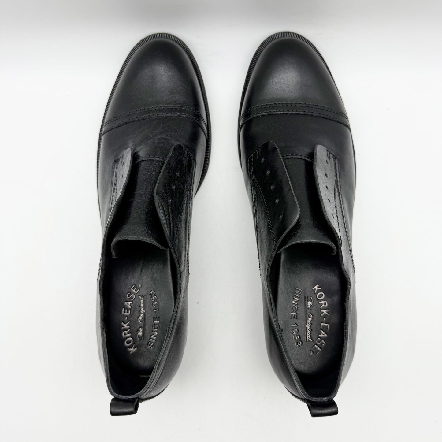 Kork-Ease Womens Rori Shoes US 9.5 M EU 40 Black Leather Slip On NIB